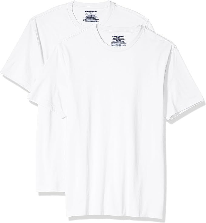 Amazon Essentials Men's 2-Pack Slim-Fit Short-Sleeve Crewneck T-Shirt | Amazon (US)