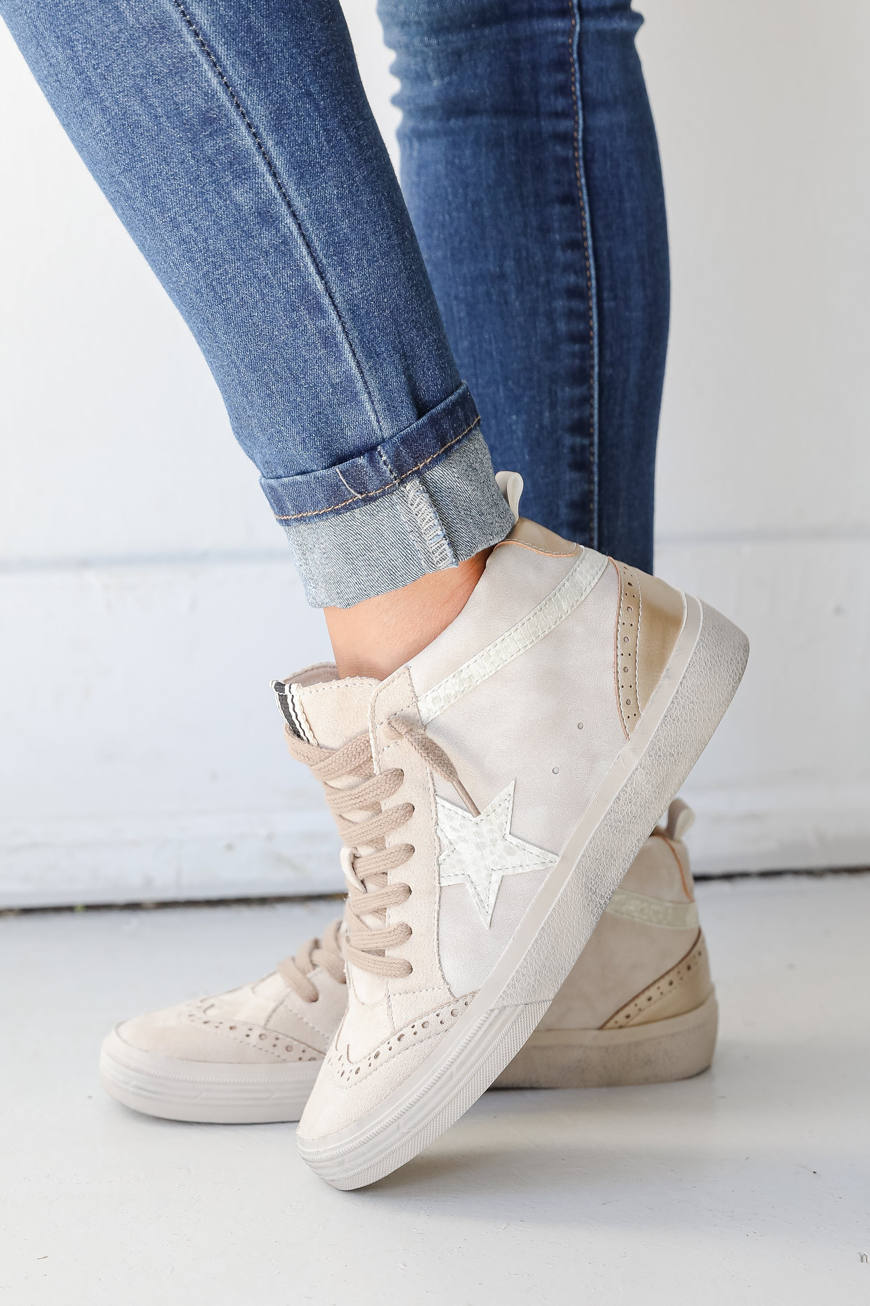 Serena High Top Star Sneakers | Dress Up