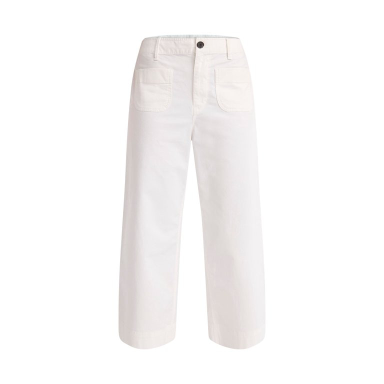 Free Assembly Women's High Rise Cropped Wide Leg Pants, 26” Inseam, Sizes XS- XXXL | Walmart (US)