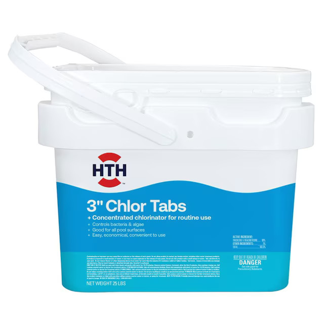 HTH HTH Pool Care 3 Chlor Tabs 25lb | Lowe's