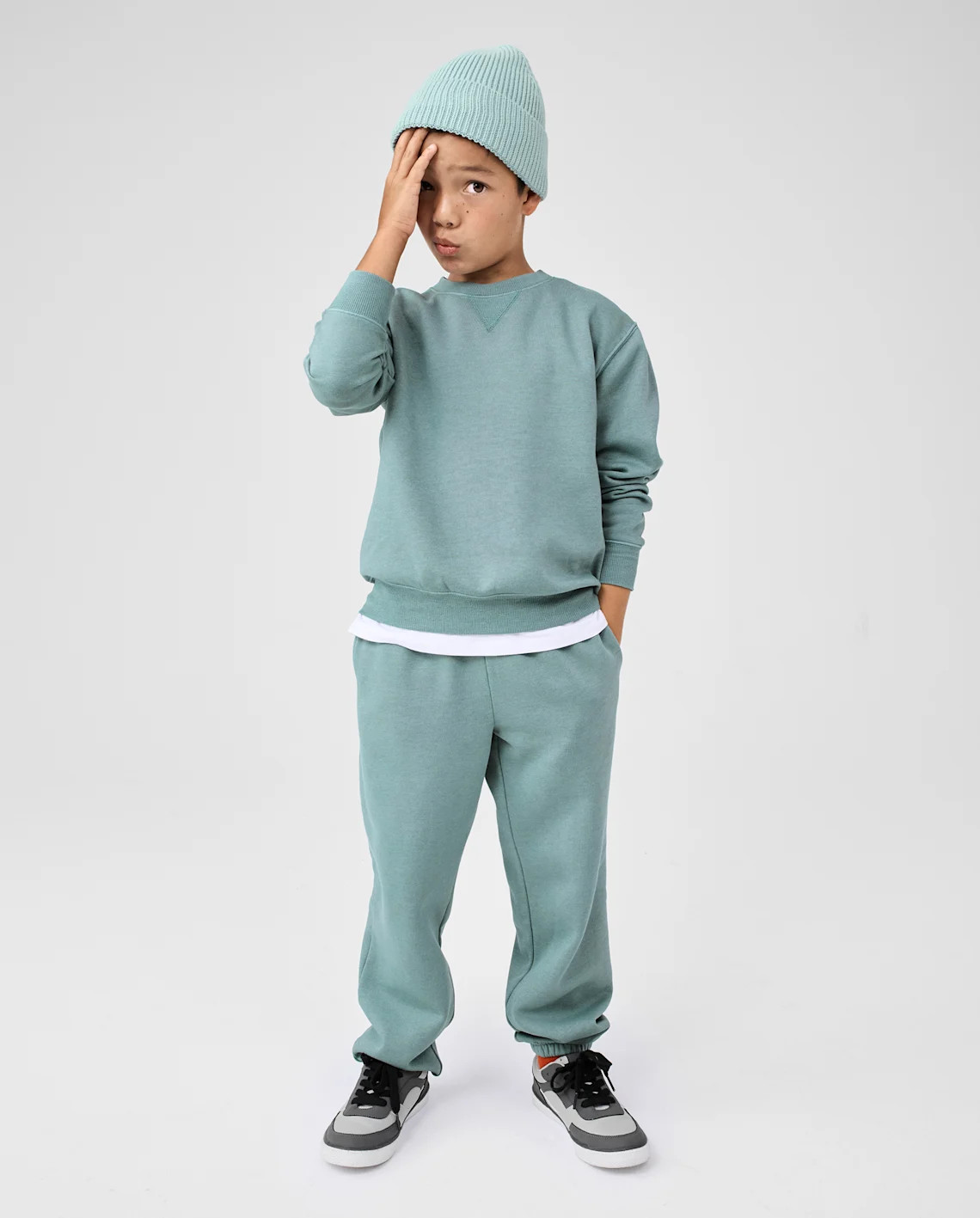 Baby And Toddler Garment Dyed Premium Fleece Jogger Pants - green | The Children's Place