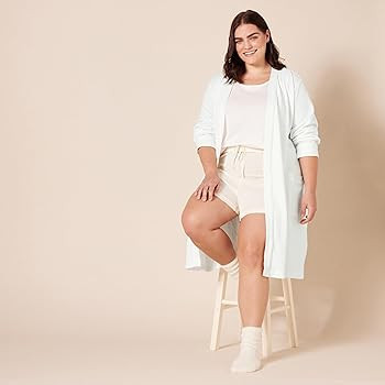 Amazon Essentials Women's Lightweight Waffle Mid-Length Robe (Available in Plus Size) | Amazon (US)