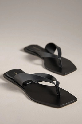By Anthropologie Square-Toe Thong Sandals | Anthropologie (US)