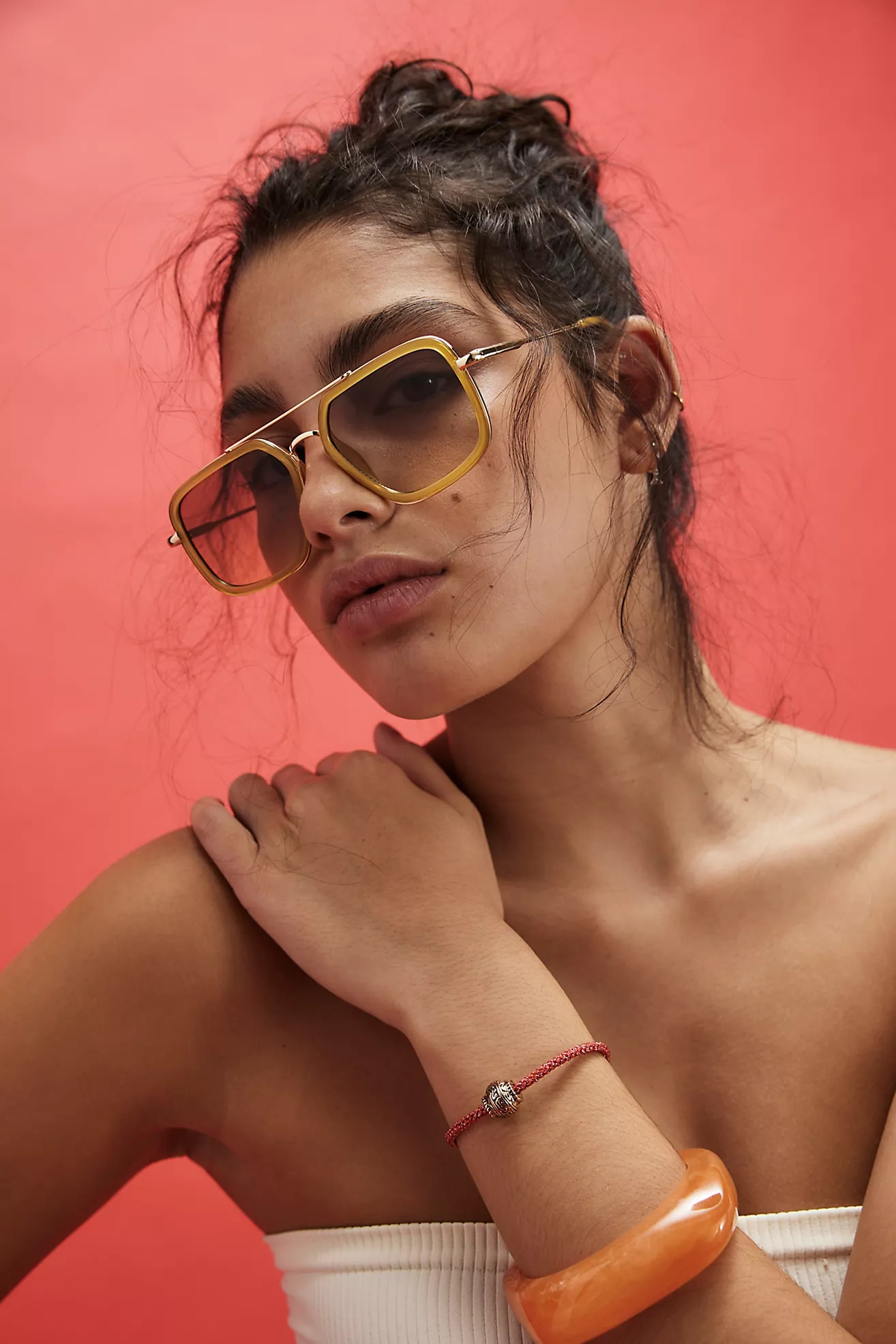 Luna Classic Aviator Sunglasses | Free People (Global - UK&FR Excluded)