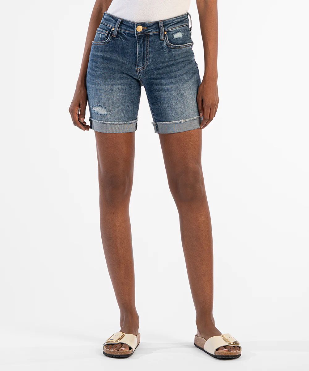 Catherine Mid Rise Boyfriend Short - Kut from the Kloth | Kut From Kloth