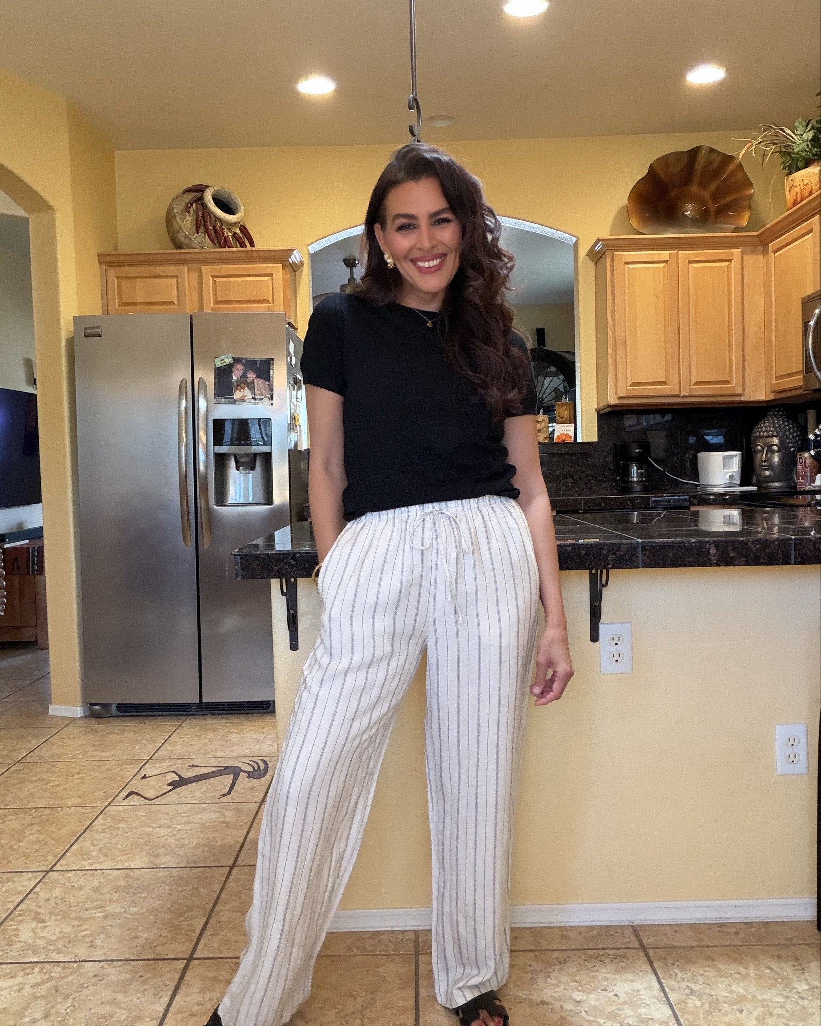 Size S in tops. 10% off w/Code：SWEATER10C valid until 4.19.


#LTKSeasonal #LTKSaleAlert #LTKOver40