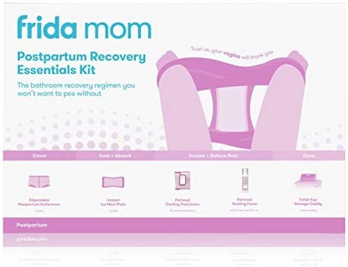 Frida Mom Postpartum Recovery Essentials Kit Includes Disposable Underwear, Ice Maxi Absorbency P... | Amazon (US)