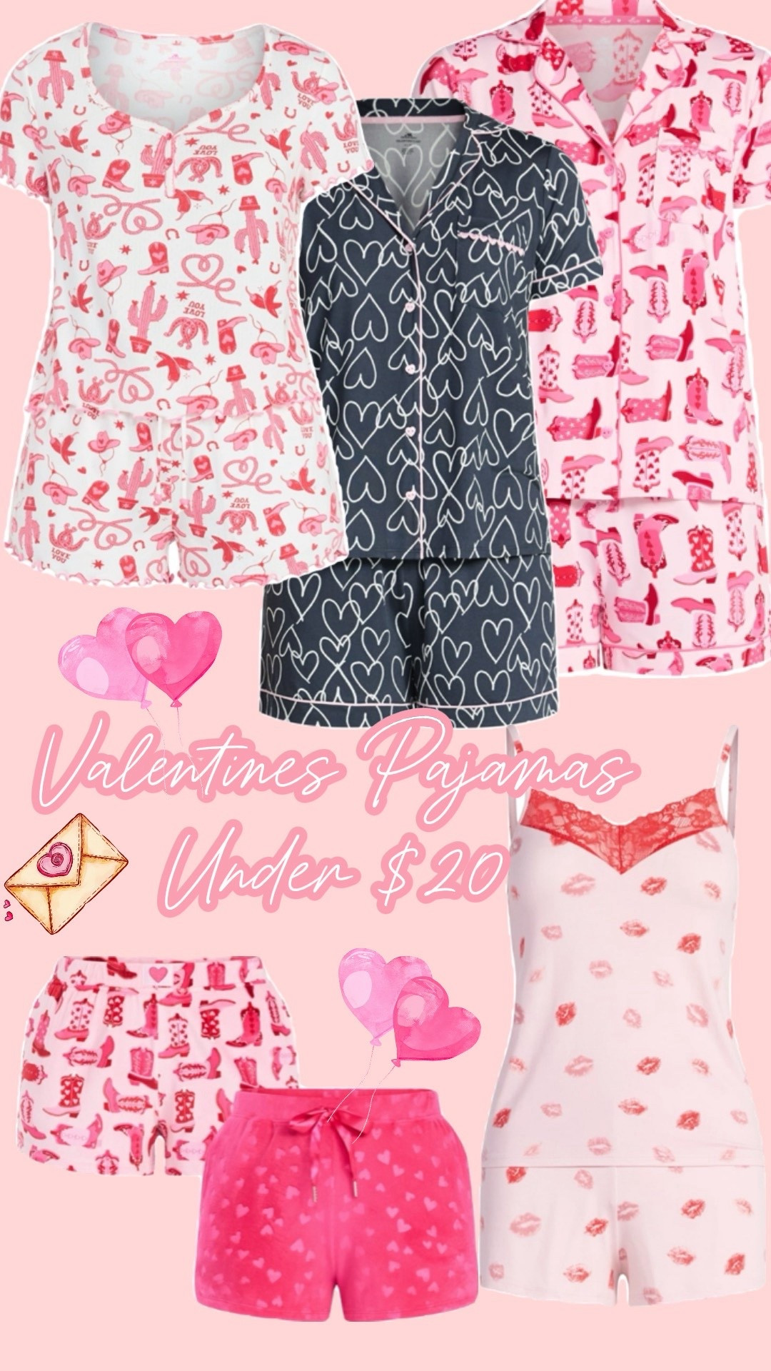 Valentine’s pajamas under $20 🩷 soft, comfy, and perfect for cozy nights or matching moments. The details on these are soo good! Get yours before they are gone! 

#LTKValentine #LTKSaleAlert #LTKselfcare