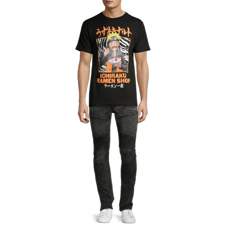 Naruto Shippuden Men's and Big Men's Ichiraku Ramen Shop Graphic T-Shirt | Walmart (US)