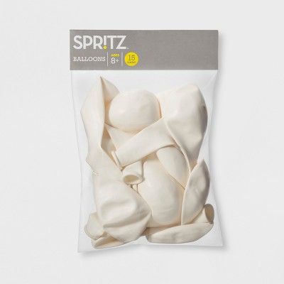 15ct White 12" Balloons - Spritz™ | Target