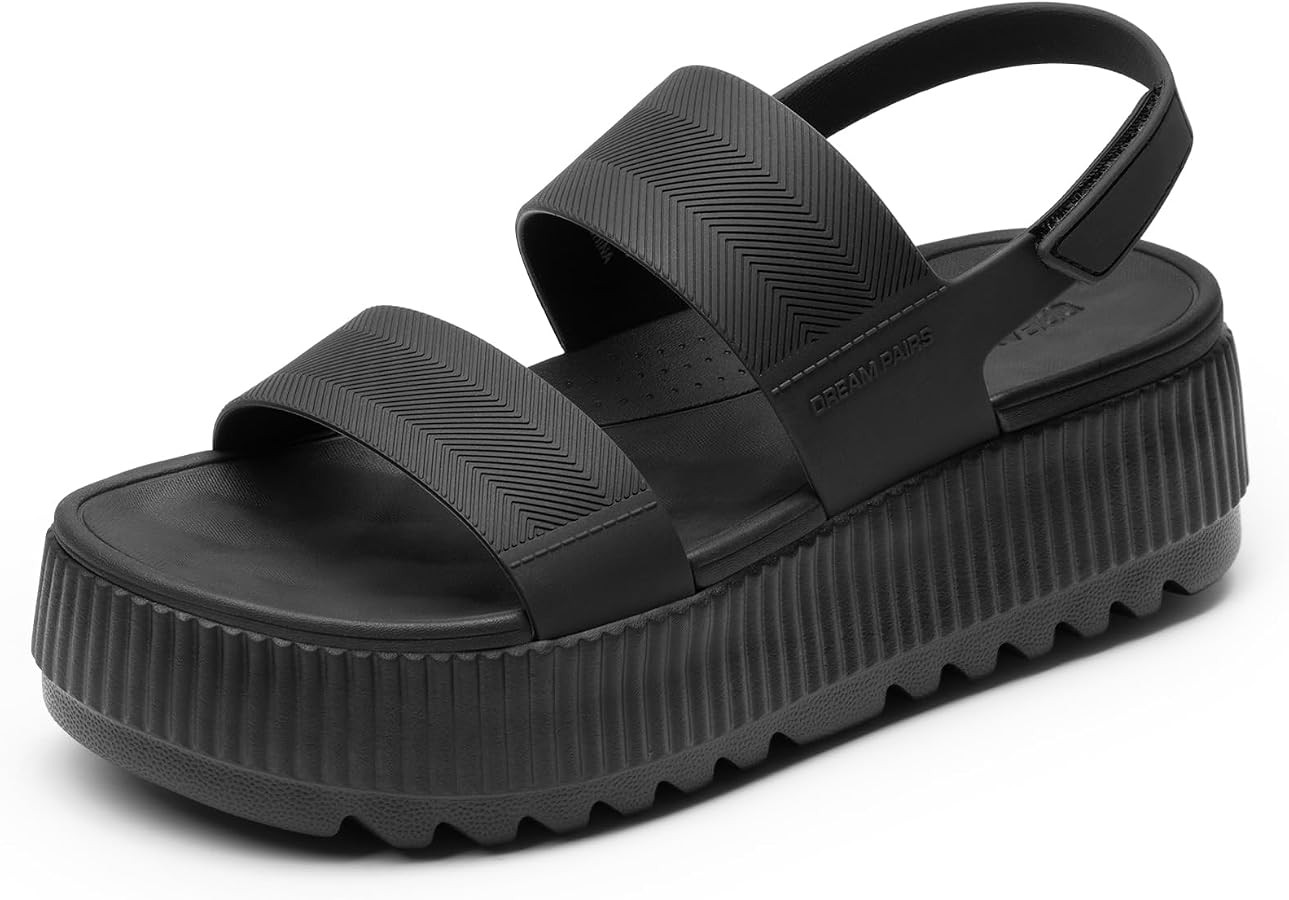 DREAM PAIRS Waterproof Lightweight Platform Sandals | Amazon (US)