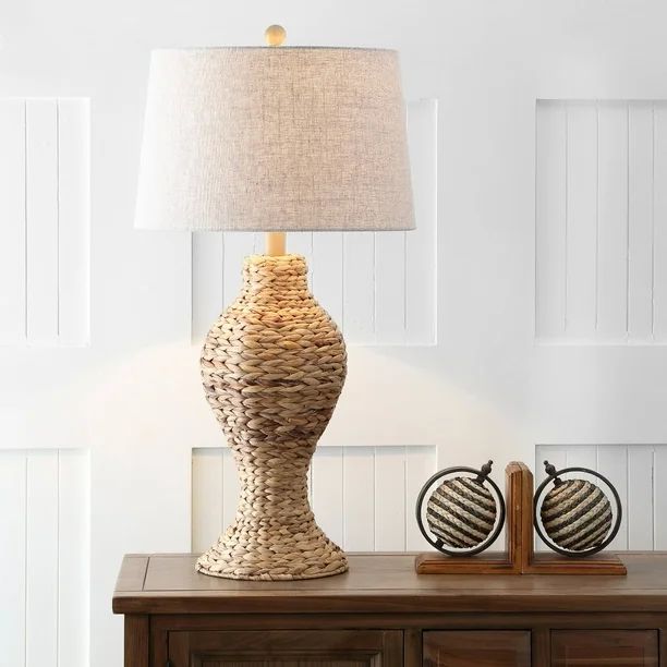 Elicia 31" Seagrass Weave LED Table Lamp, Natural | Walmart (US)