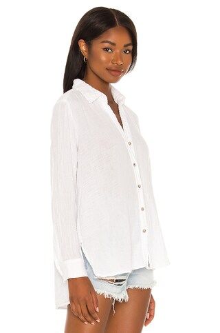 Michael Stars Leo Button Down Shirt in White from Revolve.com | Revolve Clothing (Global)
