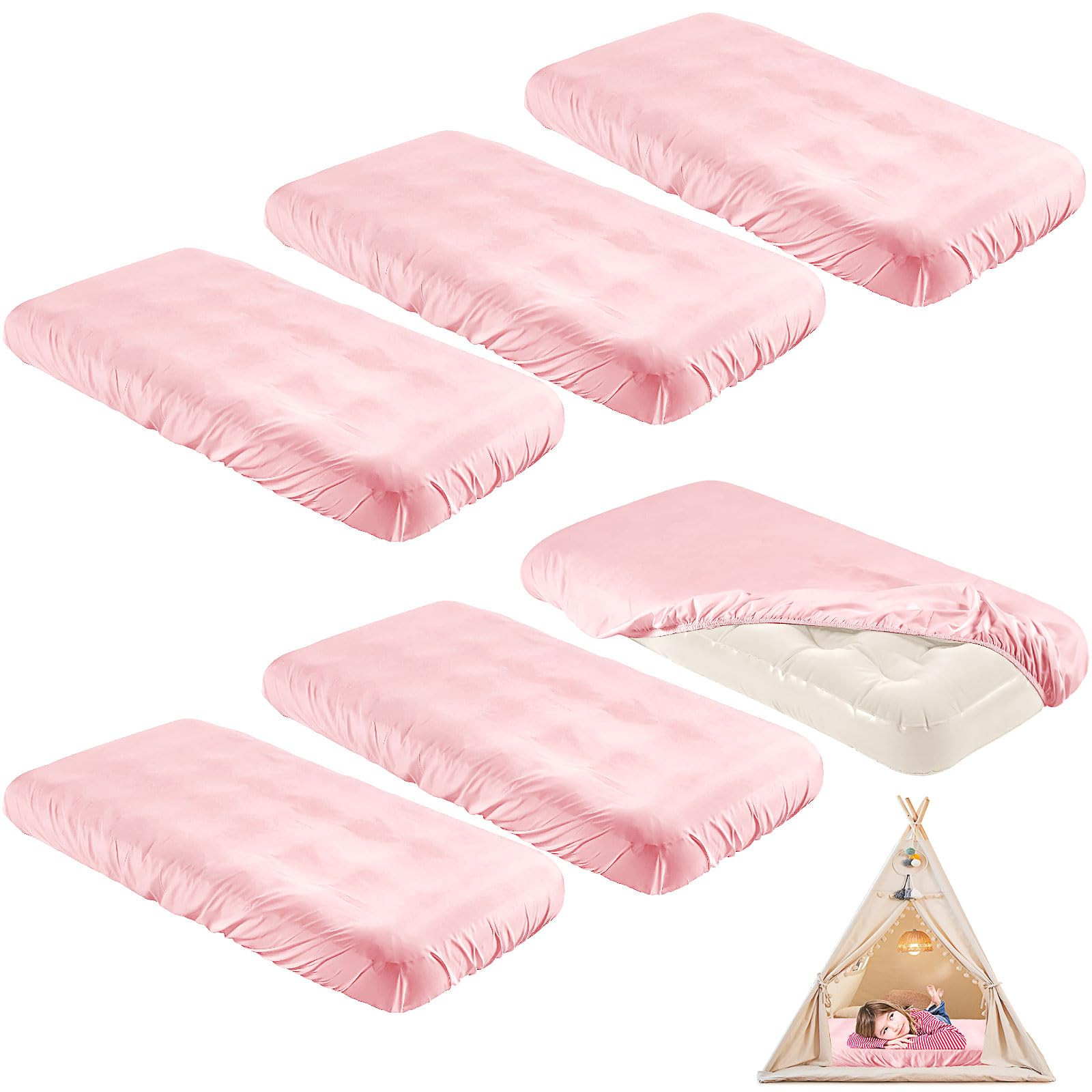 6 Pcs Kids Air Mattress Fitted Sheets Compatible with Intex Cozy Kidz (Sheet Only) Toddler Inflat... | Amazon (CA)