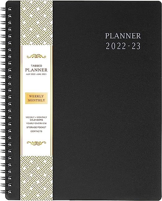 2023 Planner - Jan 2023 - Dec 2023, 8" x 10" (with Twin-Wire Binding), Planner 2023 with Weekly &... | Amazon (US)