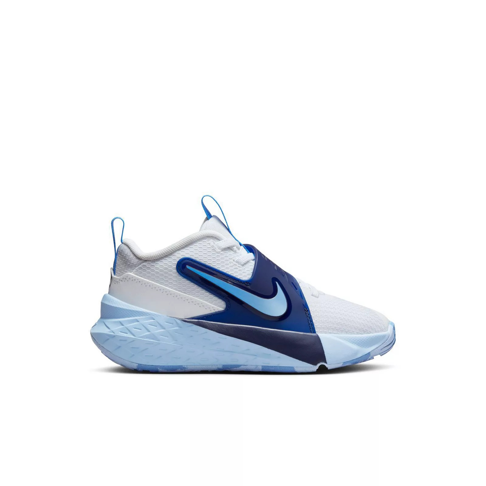 Nike Team Hustle D 12 Little Kids Shoes, Kids Unisex, Size: 3, White Psychic Blue | Kohl's