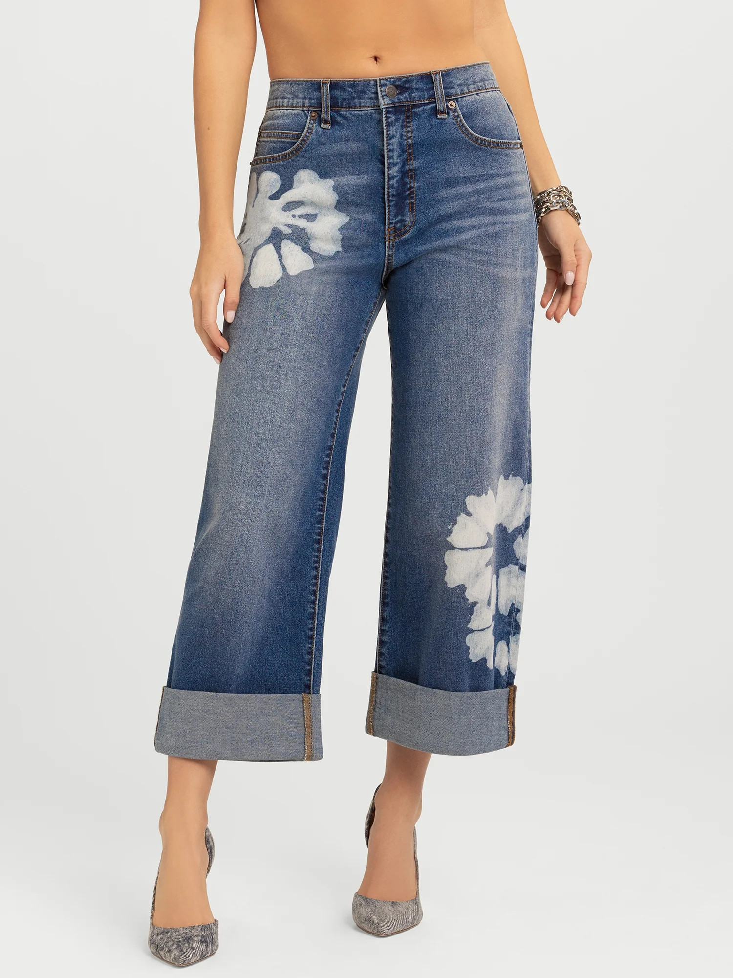 Jessica Simpson Women's and Women's Plus Zinnia Boyfriend Jeans, 25" Inseam, Sizes 2-24 | Walmart (US)