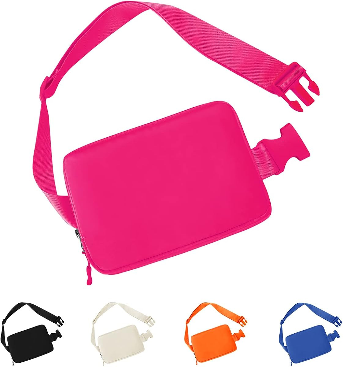 TDIFFUN Fanny Packs for Women Men, Fashion Waist Pack Small Belt Bag with Adjustable Strap for Ru... | Amazon (US)