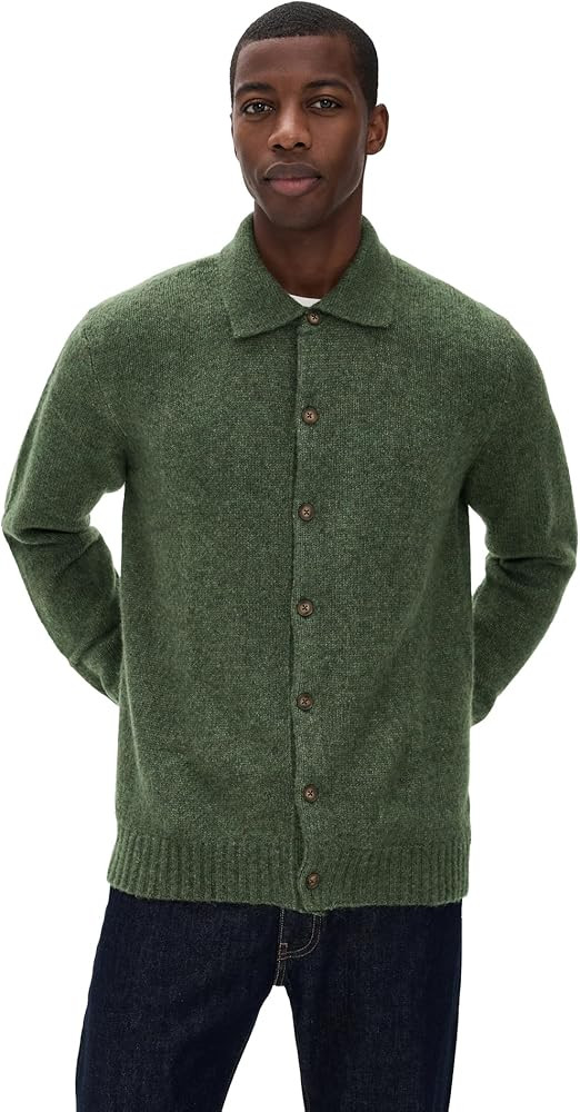 NN07 Men's Lee Full Button Cardigan | Amazon (US)
