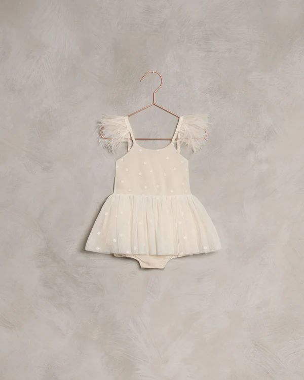 Poppy Tutu Onepiece | Ivory | Noralee