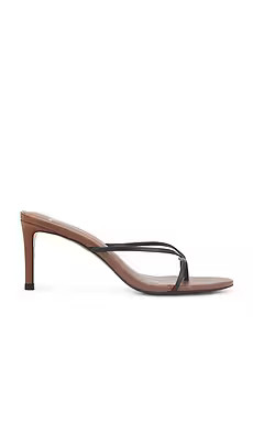 BLACK SUEDE STUDIO Jade 65 Sandal in Chestnut Leather from Revolve.com | Revolve Clothing (Global)