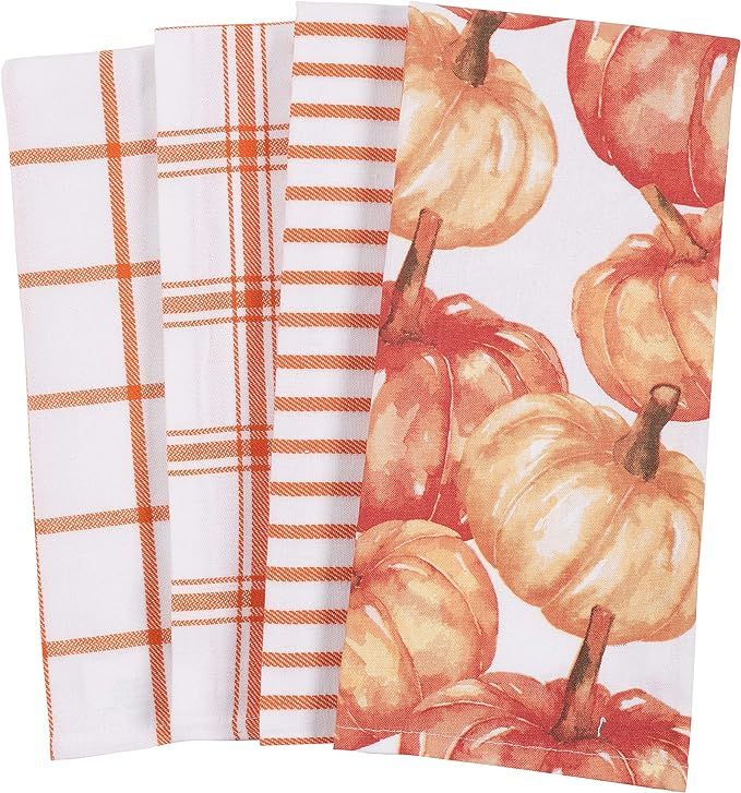 KAF Home Pantry Kitchen Holiday Dish Towel Set of 4, 100-Percent Cotton, 18 x 28-inch (Watercolor... | Amazon (US)
