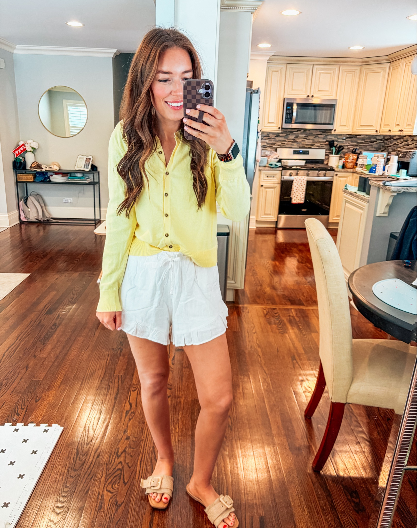 Wearing size small in shorts. Fit tts

Spring outfit / cardigan / resort wear / vacation / summer outfit 

#LTKmomlife #LTKootd #LTKgrwm