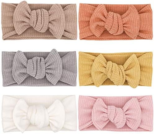 Baby Girls Headbands with Bows Infant Toddler Headwrap Hair Accessories | Amazon (US)