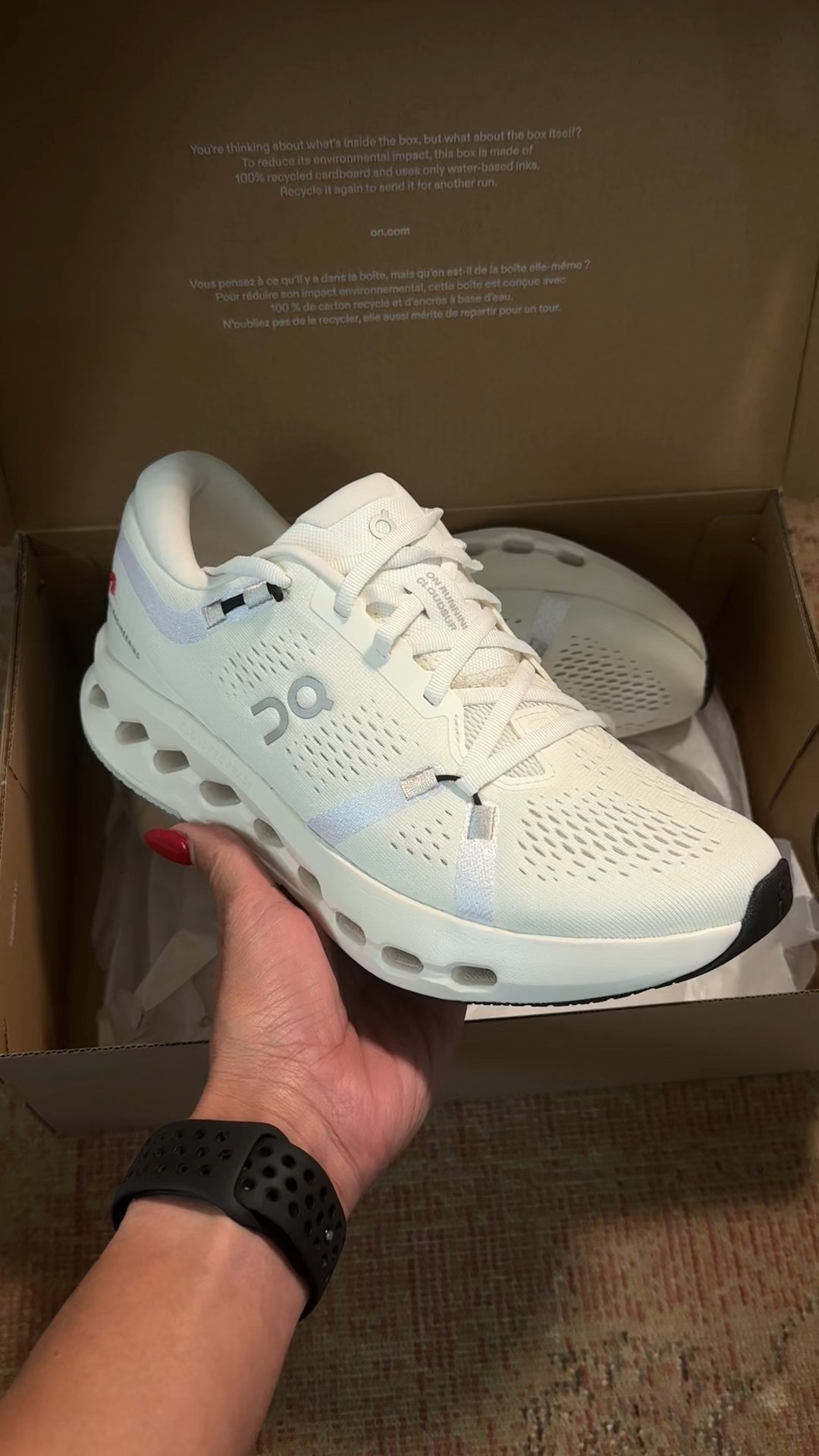 On Cloudsurfer 2 intended for running. True to size feel

#LTKOver40 #LTKShoeCrush #LTKActive