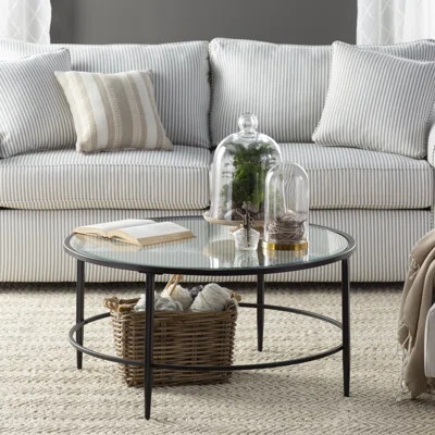Birch Lane™ Heritage Beck Coffee Table Colour: Solid Black | Wayfair North America