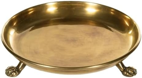 Round Clawfoot Dish — by Alice Lane Home Collection — Gold — for Home Decor, Candles, Jewel... | Amazon (US)
