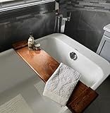 Wooden Bathtub tray bath caddy | Bathroom decor | Housewarming gift | Home decor (40 inch, American  | Amazon (US)