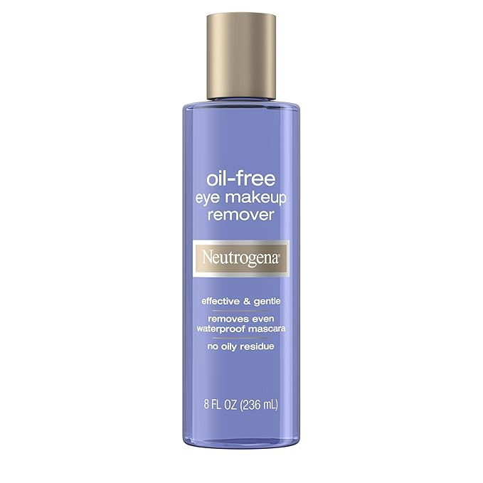 Neutrogena Gentle Oil-Free Eye Makeup Remover & Cleanser for Sensitive Eyes, Dissolves Waterproof... | Amazon (US)