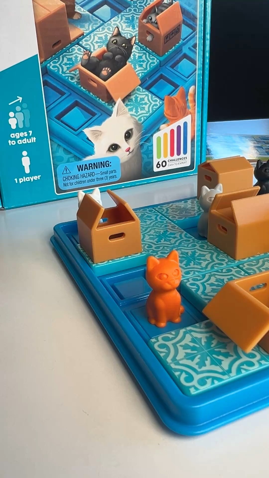 Every cat lover needs this puzzle game! It has 60 challenges from easy to expert where the goal is to get all the cats inside boxes. It is the perfect gift for the cat person in your life.

#LTKGiftGuide #LTKKids #LTKFindsUnder50