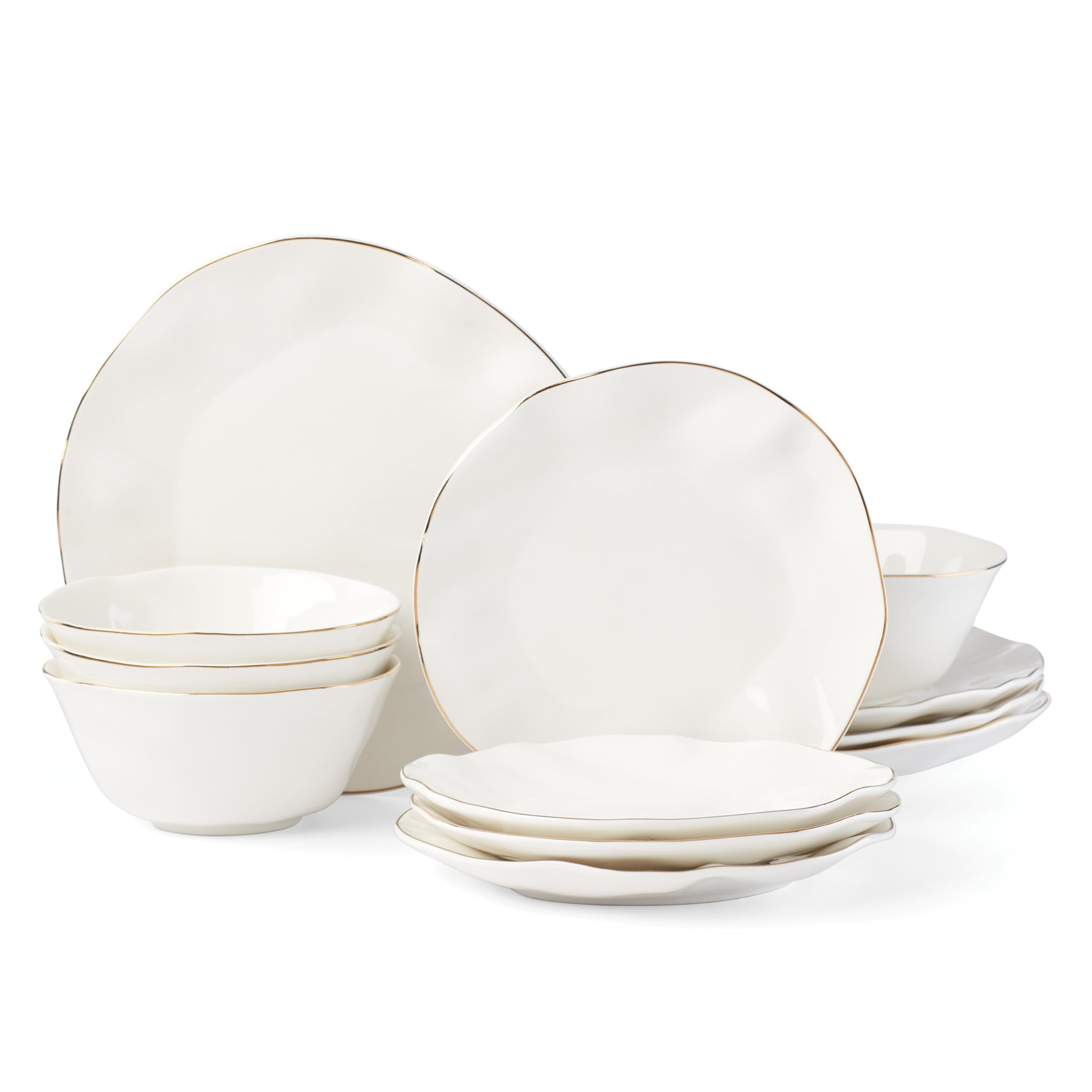 Lenox 890713 Blue Bay White 12-Piece Dinnerware Set | Amazon (CA)