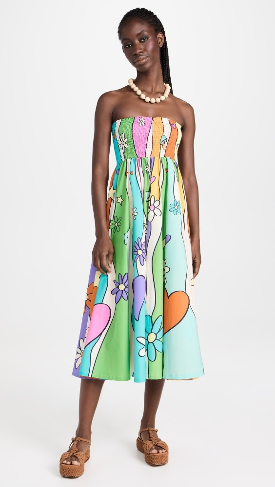 Mira Mikati Rainbow Ray Printed Dress | Shopbop | Shopbop