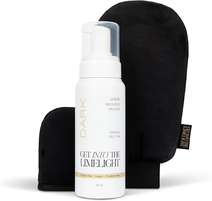 Tanning Starter Pack: Dark Sunless Tanning Mousse + Applicator Mitts. | Amazon (US)
