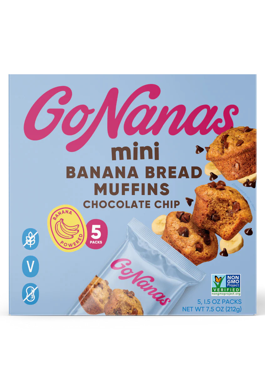 Chocolate Chip Mini Muffins | GoNanas