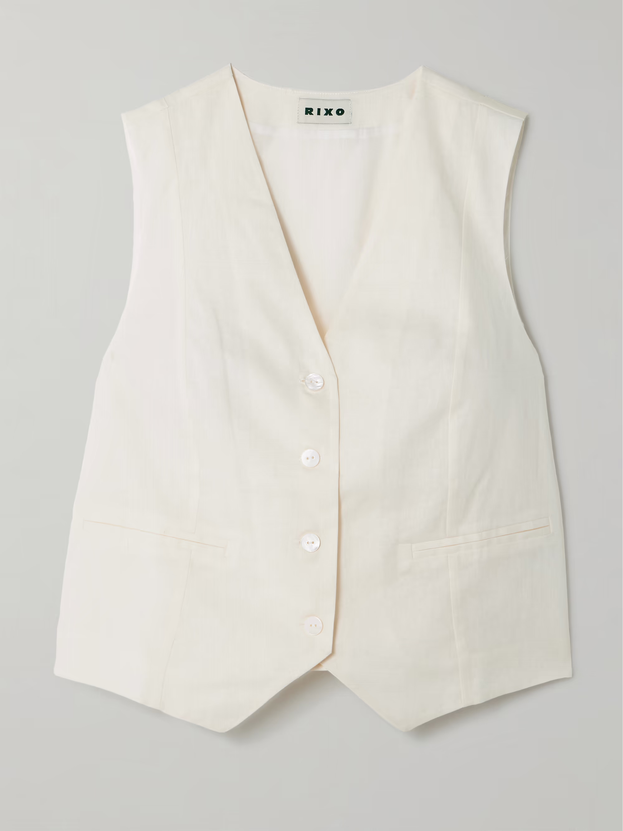 Norah cotton and linen-blend vest | NET-A-PORTER APAC