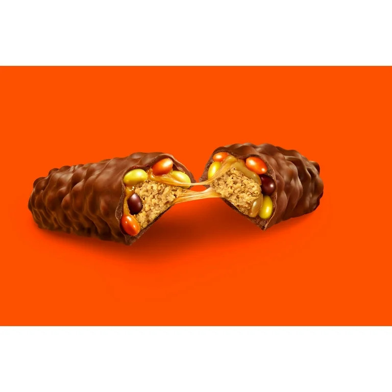 Reese's Outrageous! Peanut Butter, Caramel and PIECES King Size Candy, Bar 2.95 oz | Walmart (US)