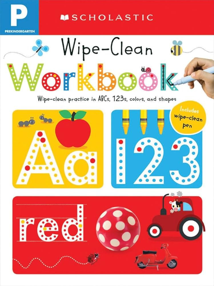 Pre-K Wipe-Clean Workbook: Scholastic Early Learners (Wipe-Clean) | Amazon (US)