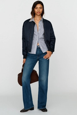 The Bookie Sneak Mid Rise Bootcut Jeans | Anthropologie (US)
