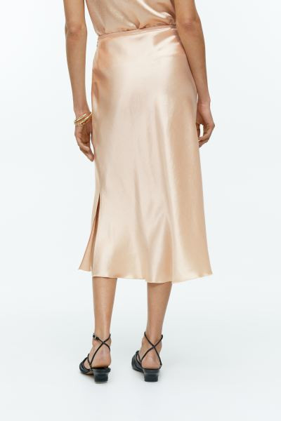 Bias-Cut Satin Skirt | H&M (UK, MY, IN, SG, PH, TW, HK)