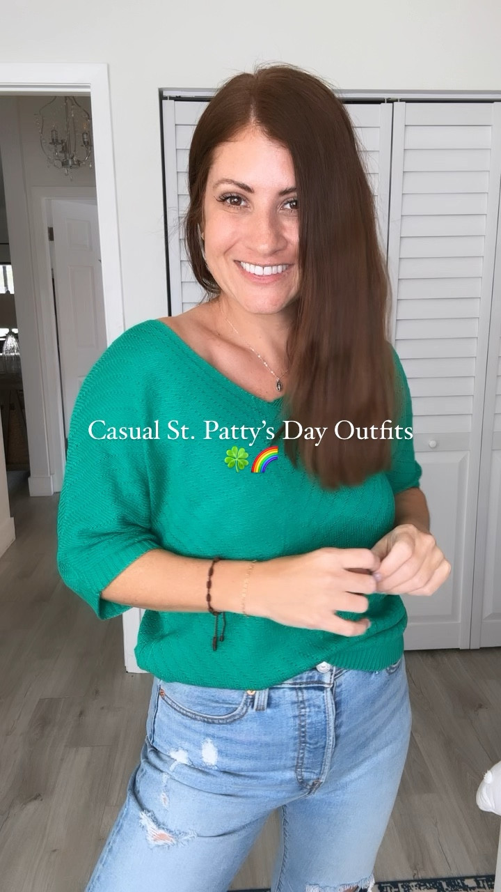 Casual St. Patty’s Day outfit ideas💚🌈🍀 What are your plans to celebrate? Let me know below! 

Follow me for more affordable fashion and Amazing try ons! 

Wearing: 
Green top: Small
Green romper: Small but need a medium
Green jumpsuit: Small

#LTKSeasonal #LTKstyletip #LTKfindsunder50