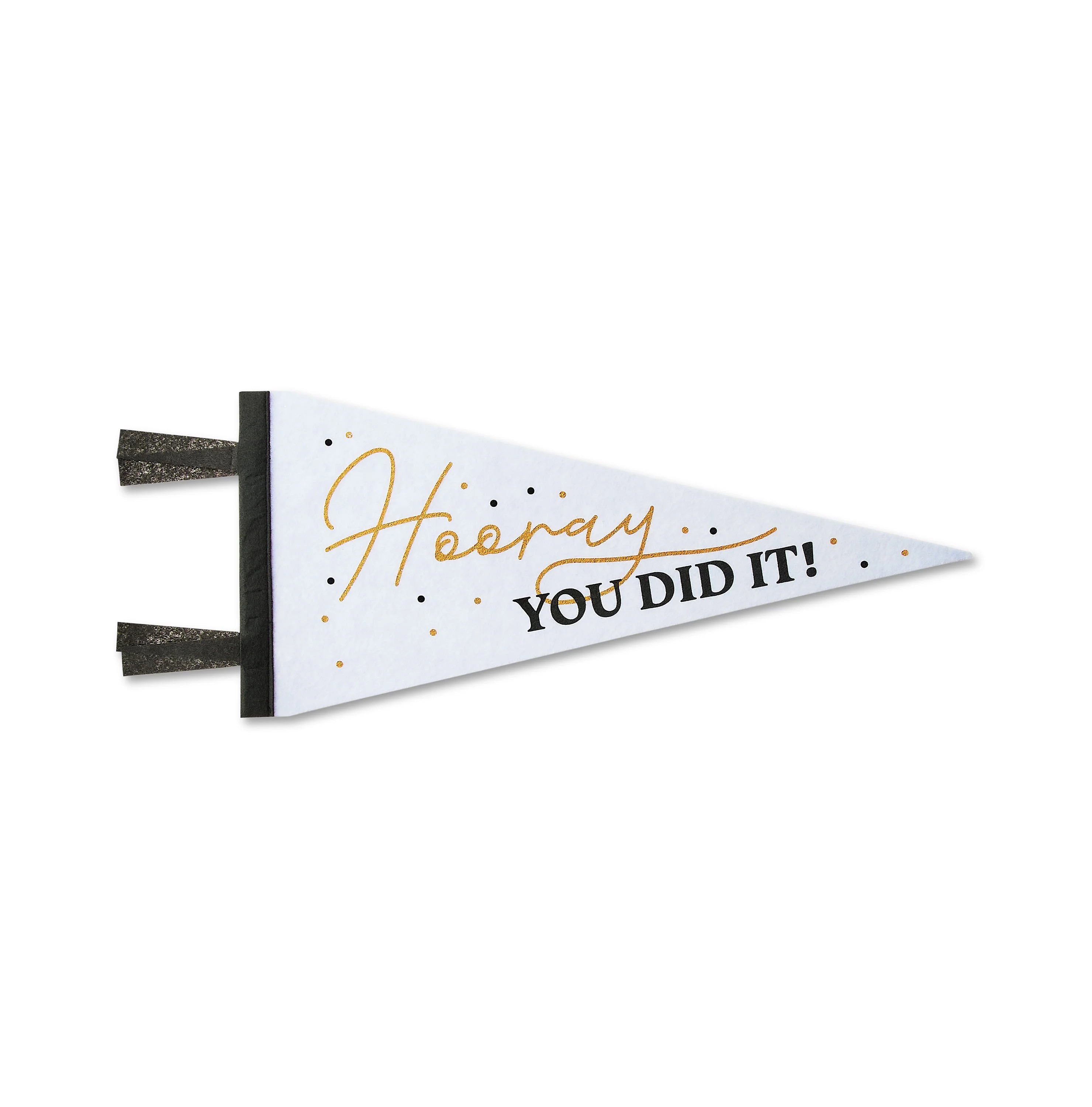 Graduation Large White Hooray Pennant, 23 in x 9 in, by Way To Celebrate | Walmart (US)