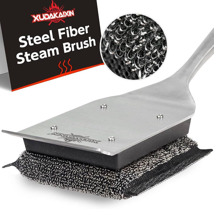 Steam Grill Brush Bristle Free,[Safe & Efficient] Grill Cleaner for Outdoor Grill with 1 Replacem... | Amazon (US)