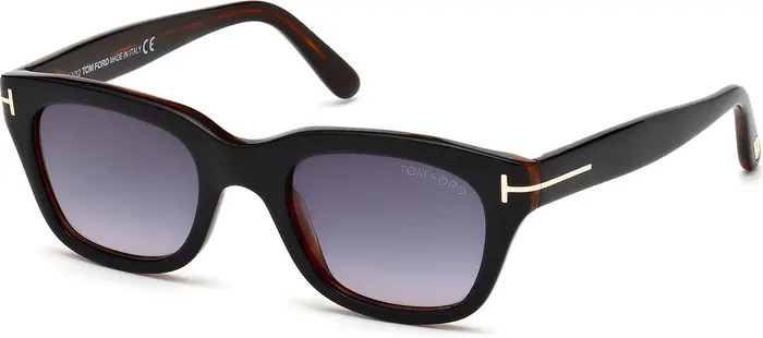 TOM FORD 52mm Gradient Rectangular Sunglasses | Nordstrom | Nordstrom