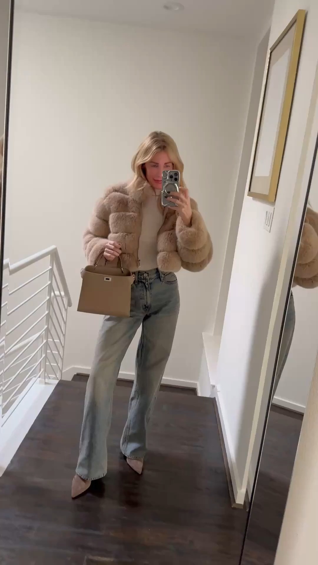 This cropped faux fur jacket was a total best seller last year, and I’m so happy it’s finally been restocked. It instantly elevates even the simplest outfit with texture, warmth, and a luxe feel—without adding bulk—making it perfect for denim by day or a sleek evening look. I’m wearing an XS in the cropped faux fur jacket and it fits true to size.#FauxFurJacket #RestockAlert #WinterToSpringStyle 

 

#LTKootd #LTKOver40 #LTKFindsUnder100 #LTKootd #LTKSeasonal #LTKOver40