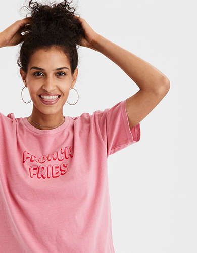 AE Graphic Tee, Pink | American Eagle Outfitters (US & CA)
