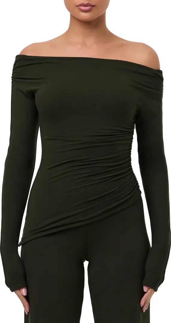 Off the Shoulder Ruched Top | Nordstrom